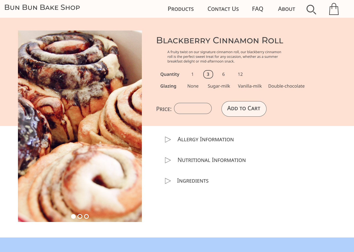 selected quantity for Blackberry Cinnamon Roll